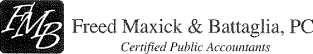 (FREED MAXICK & BATTAGLIA, PC LOGO)